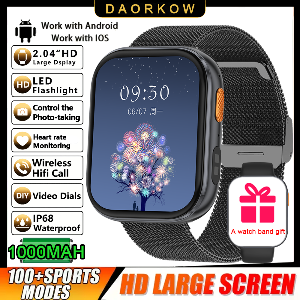 2026 T-REX3 NUOVO smartwatch alla moda, batteria da 1000 mAh, chiamata Bluetooth, modalità sportivo multiplo, adatto sia per uomini che per donne: Marrone