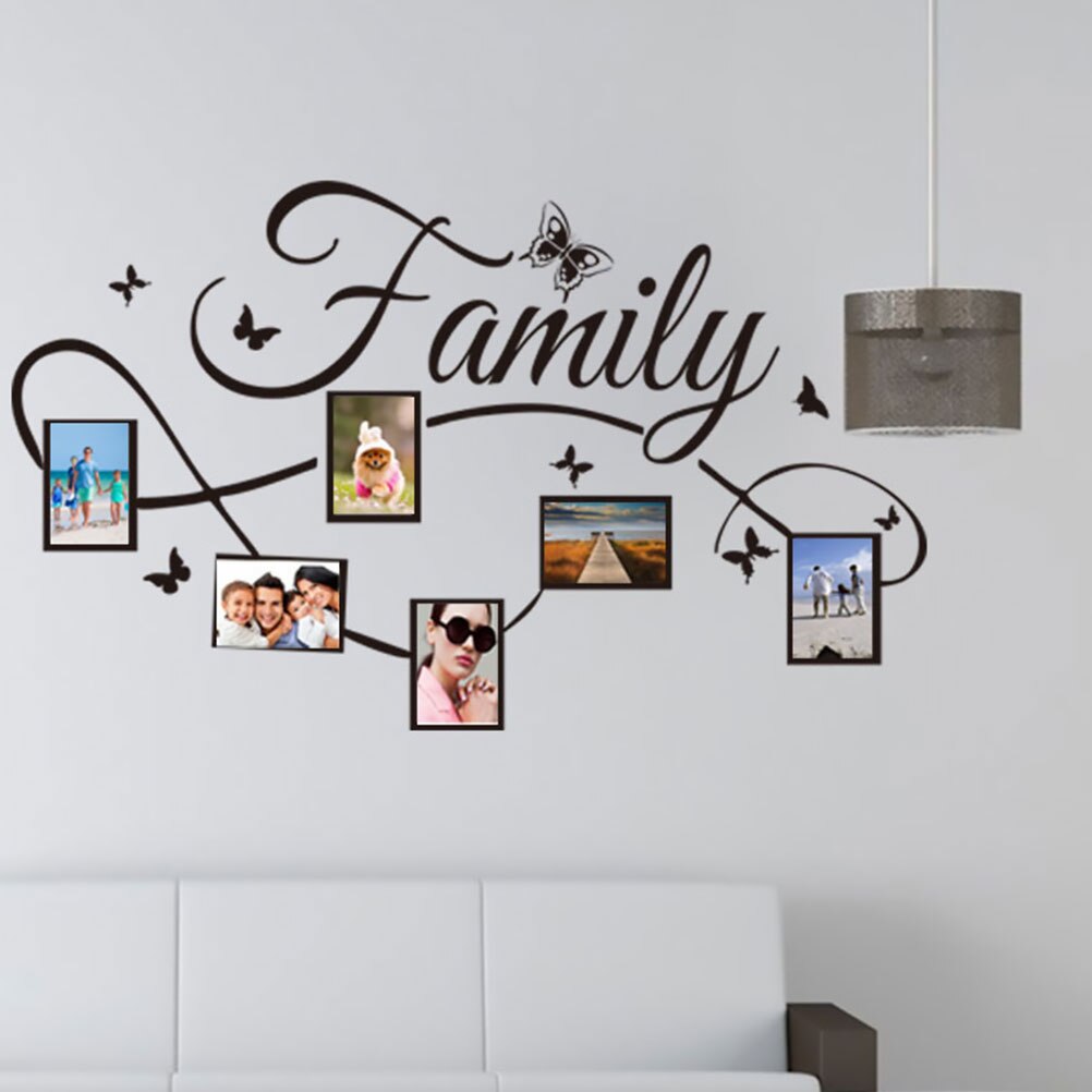 Family Photto Frame Wallpaper Photo Wall Art Sticker for Bedroom Living Room