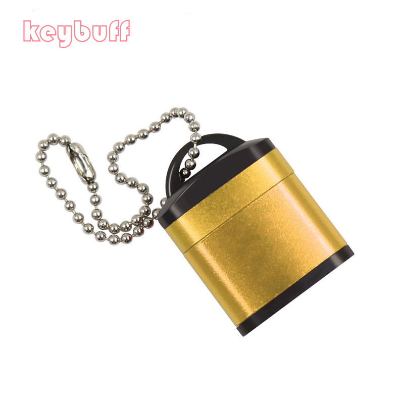 TF card mini USB Card Reader For Micro sd card Memory Card Reader mini sd card reader: Gold