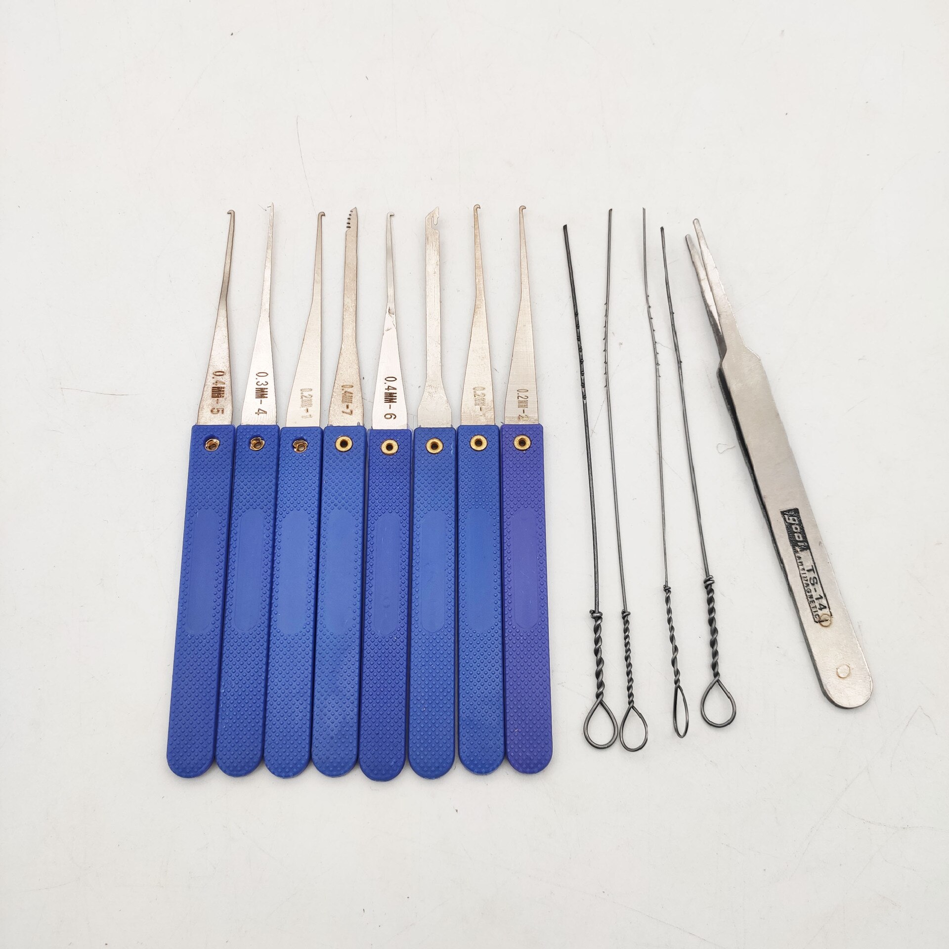 Herramientas manuales de cerrajería, Kit de herramientas de reparación de candado de selección de cerradura fuerte, abridor de puerta, herramienta de desbloqueo, manija, Hardware de bloqueo combinado