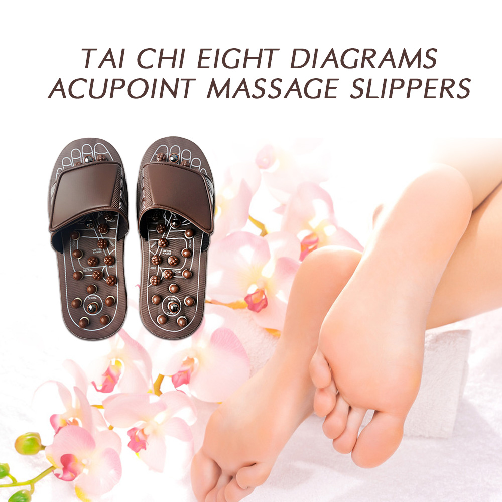Fuß Massage Hausschuhe Akupunktur Therapie Massagegerät Schuhe Für Fuß Akupunkturpunkt Aktivierung Reflexzonenmassage Füße Pflege Massageador Sandale