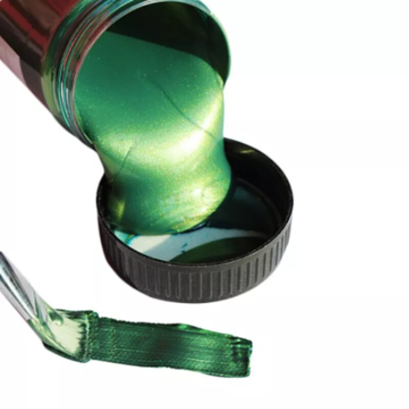 60ml Golden Acrylic Paint DIY Metallic Paint Wall Painting Foguang Gold Waterproof Liquid Hand Painting Acrylic Paint