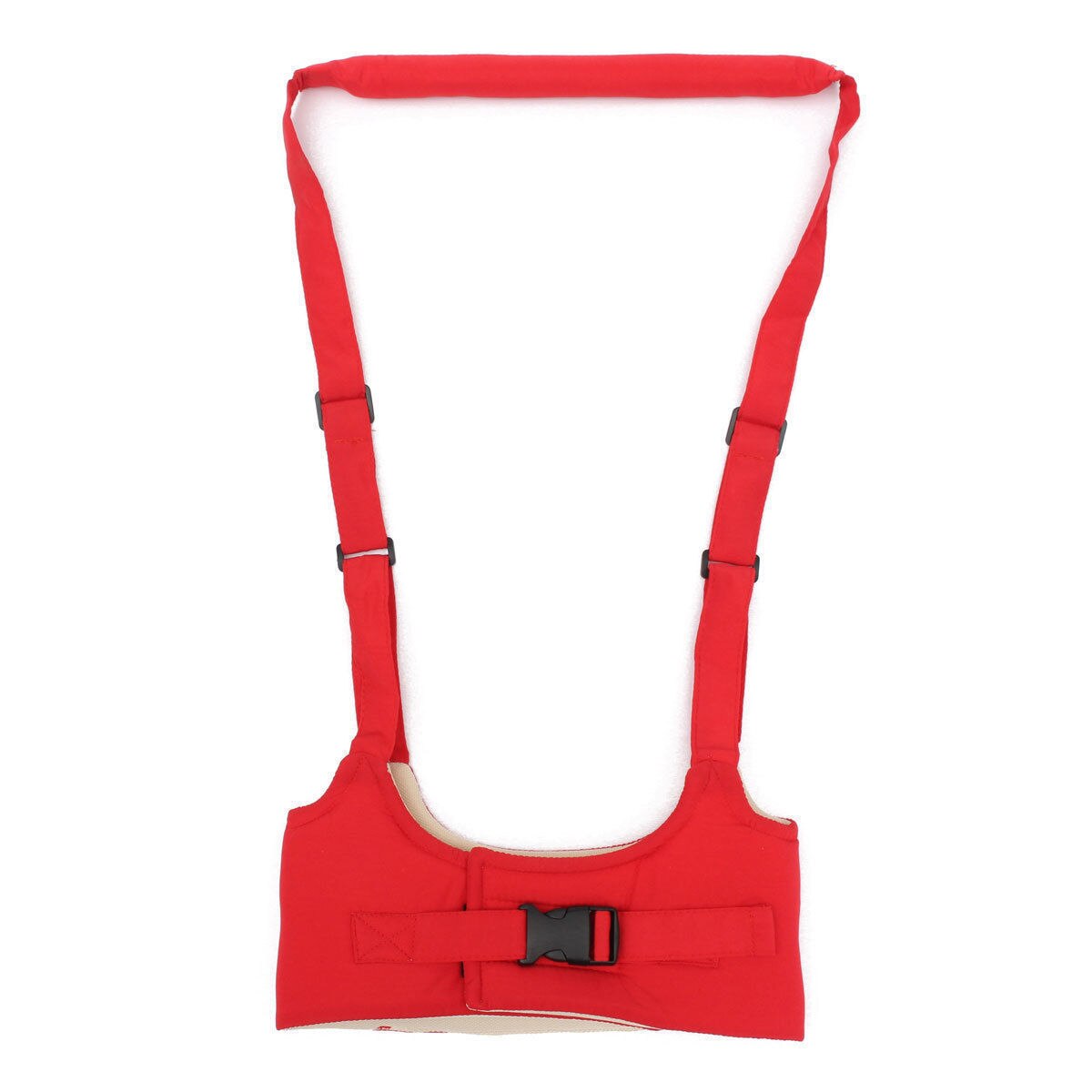 Asistente de caminar para bebés y niños pequeños, arnés de seguridad para aprender a caminar, arneses de alas, correas para niños y niñas: Rojo
