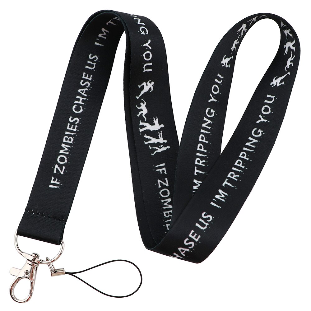 Ransitute R2762 Warning Style Lanyard Badge ID Lanyards Mobile Phone Rope Key Lanyard Neck Straps Accessories: 2