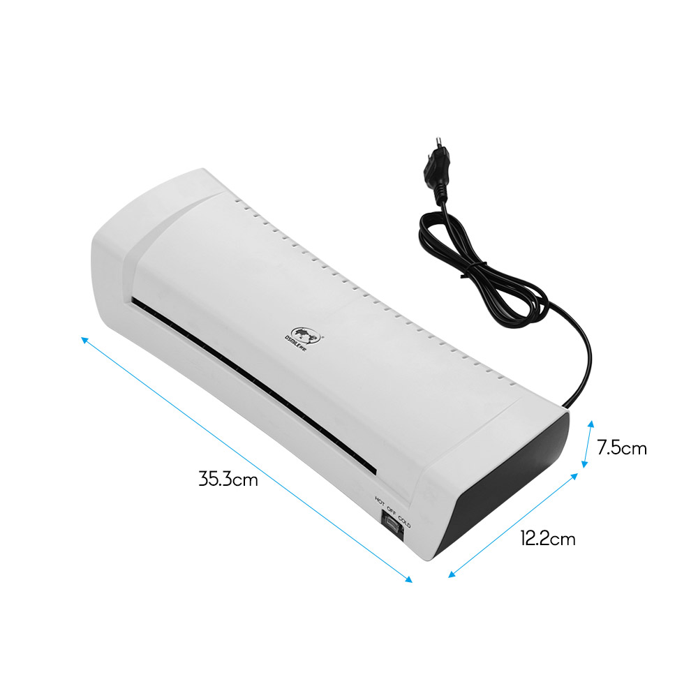 OSMILE-máquina laminadora en frío y SL200, dos rodillos, tamaño A4, para documento, foto, imagen, tarjeta de crédito