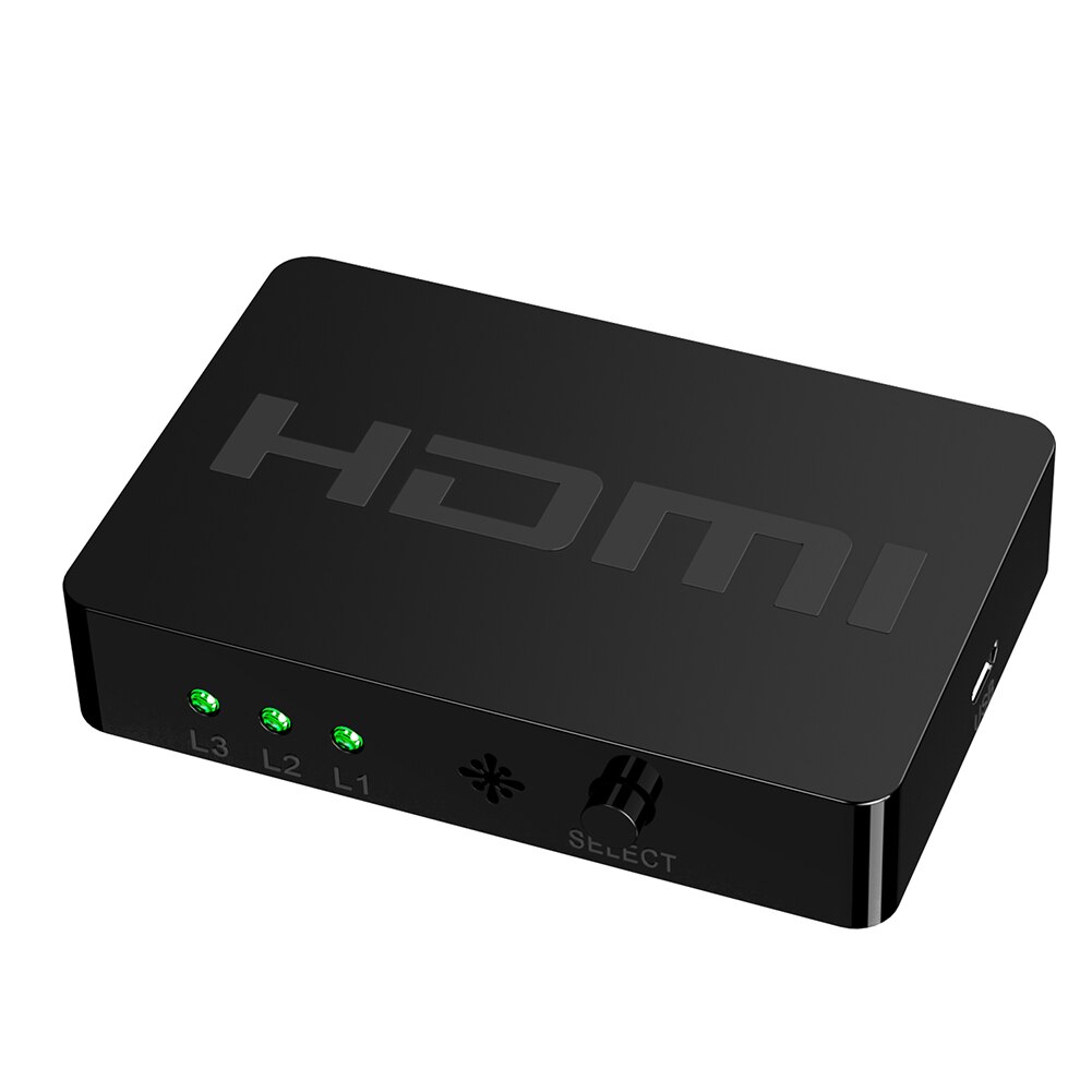 HW-HD301M 3 Port 1080P Hdmi Switcher 3X1 Hdmi Splitter Met Afstandsbediening