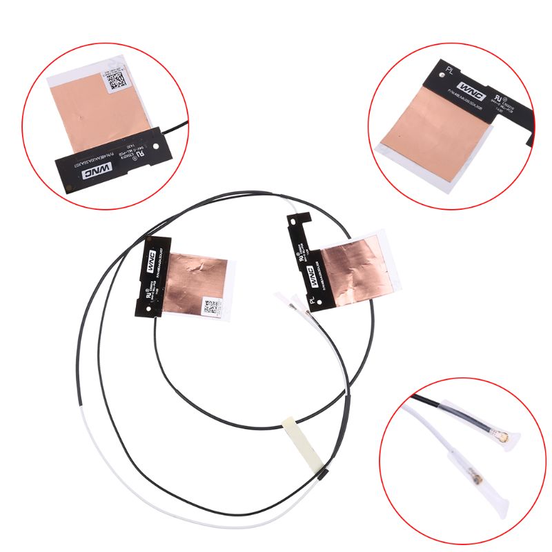 1 par ngff m .2 trådløs ipex mhf 4 antenne wifi kabel dual band til in-tel  ax200 9260 9560 8265 8260 7265 bærbar tablet