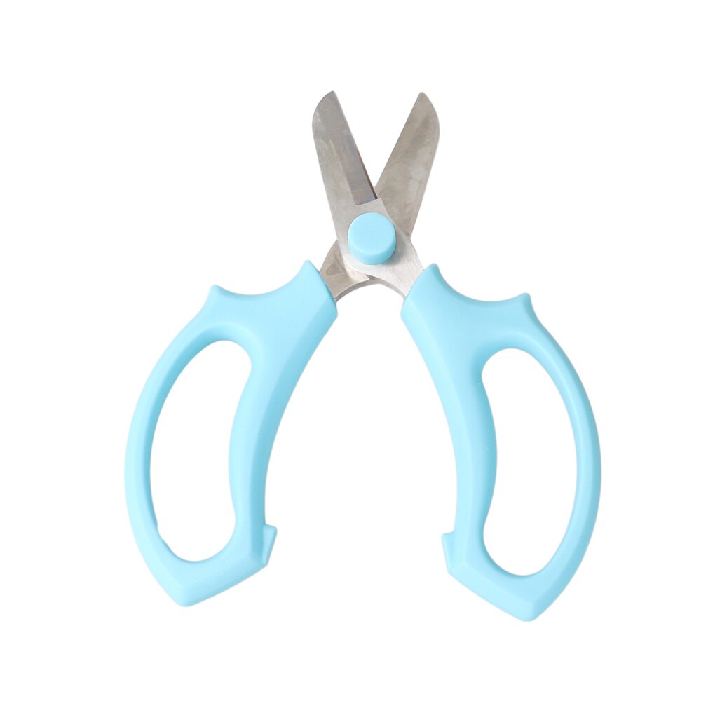 Gardening Flower Arrangement Cut Floral Shears steel Floral Fruits Leaf Garden Pruning Shear Scissors Hand Pruner Trimming Tool: Blue