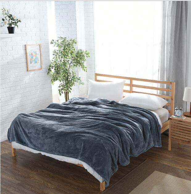Ananas plaid fløjl plys ensfarvet tæppe super blød fleece flannel sengetæppe sengetæppe sengetøj plaid voksen