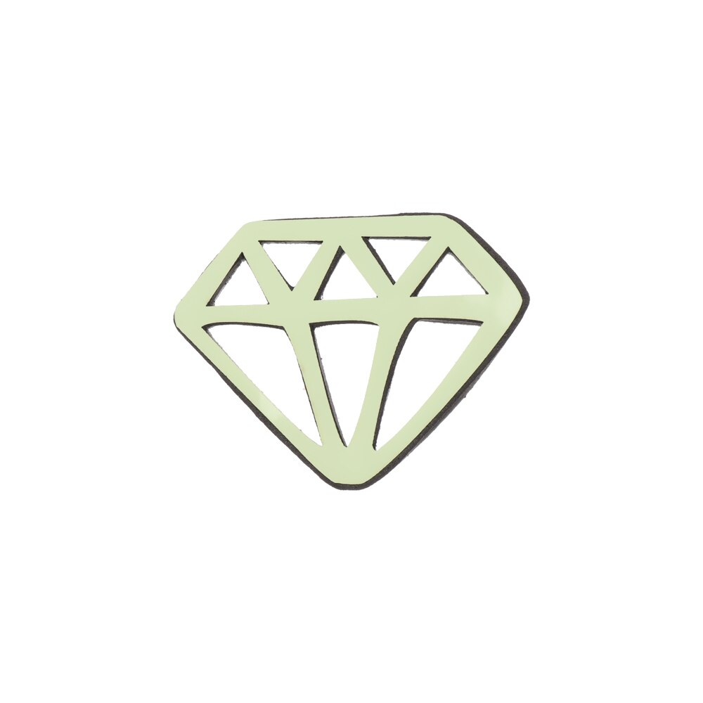 Fluorescerende tal engelske bogstaver klistermærker 3d alfabet selvklæbende selvklæbende selvklæbende mærkat vægkunst hjem dekoration fest ornament: Diamant