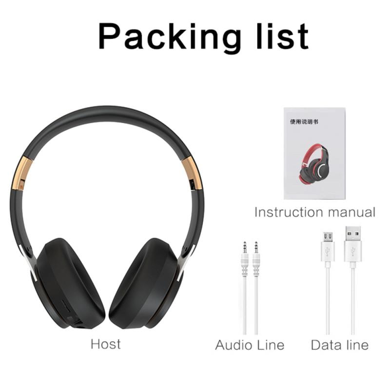 3 Colors Wireless Headphones Bluetooth Headset Stereo Headphone Gaming Earphones With Microphone For Mobile Phone Laptop Tablet