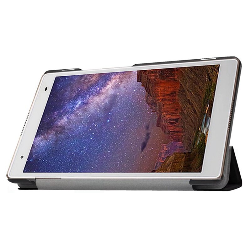 Slim Magnetic Folding PU Case for lenovo Tab4 tab 4 8 Plus TB-8704x TB-8704F Tablet cover for lenovo Tab 4 8 plus case +film Pen