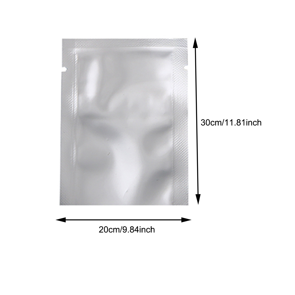 Silver Pure Aluminum Foil Package Bag Coffee Sugar Pouches Open Tops Heat Seal Vacuum Mylar Foil Bags for Spice Powder Storage: green