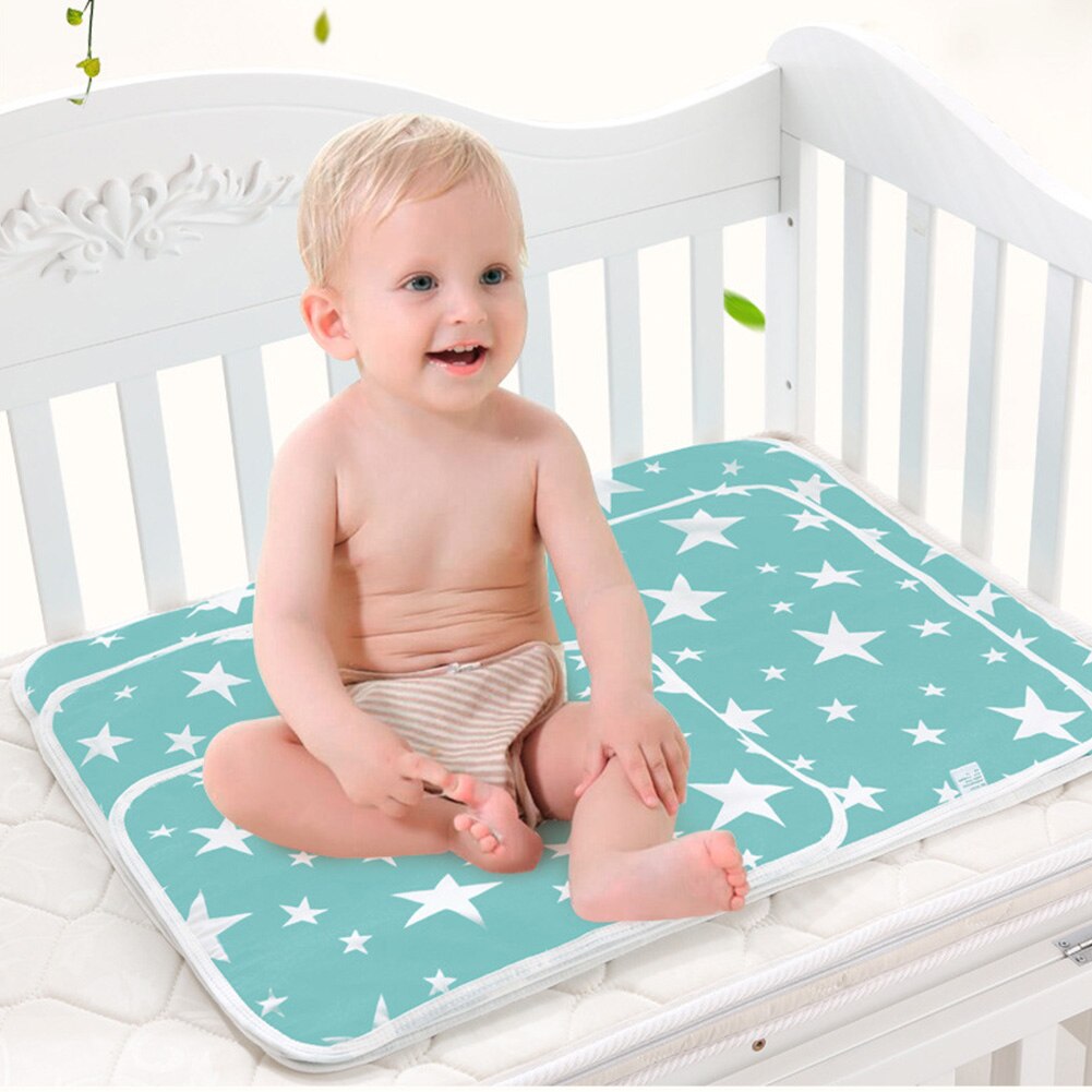 Reusable Baby Diaper Changing Foldable Washable Cover Travel Pad Mattress Cover Infants Portable Waterproof Floor Mats Cushion