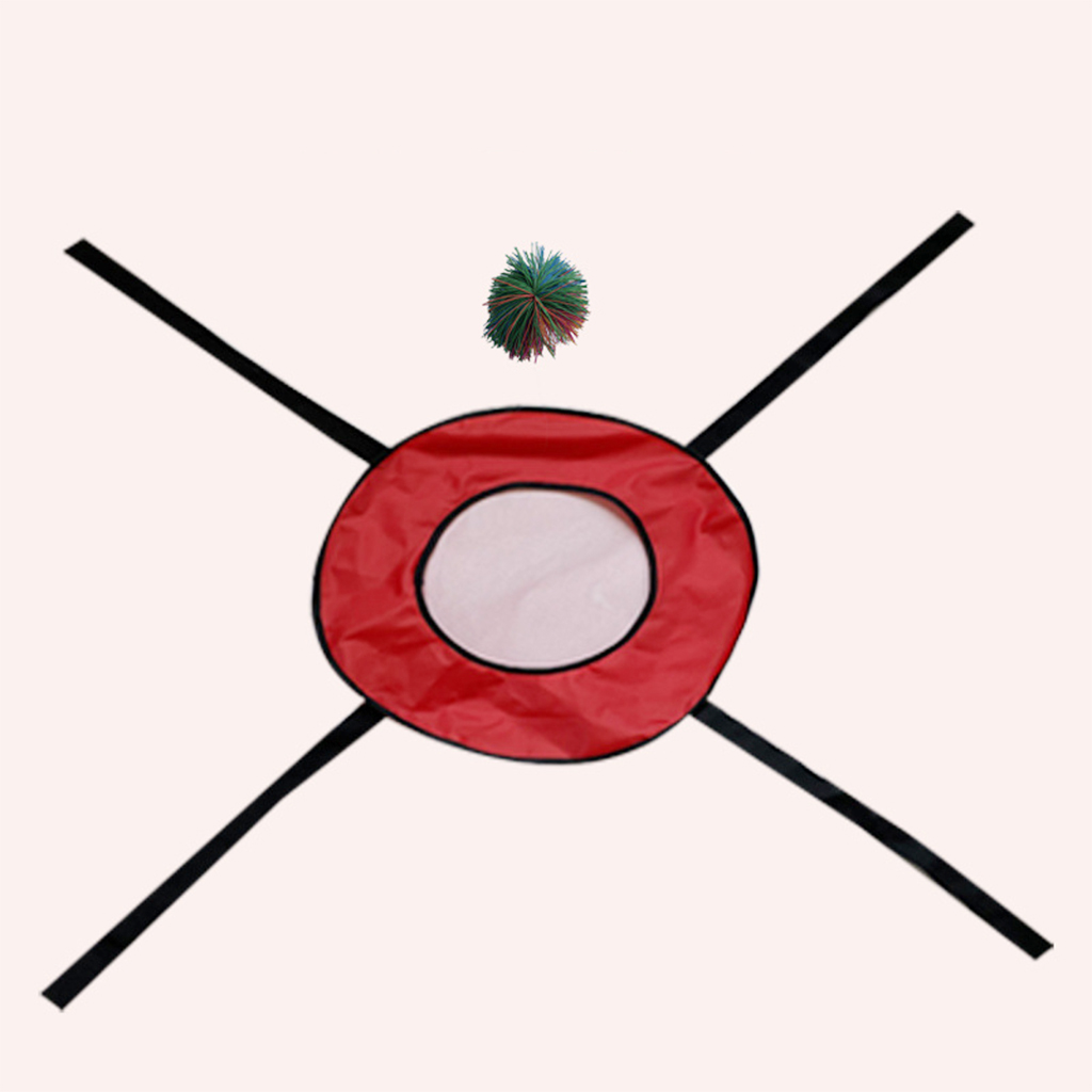 Throwing and catching ball interactive game props outdoor activities school supplies: Red