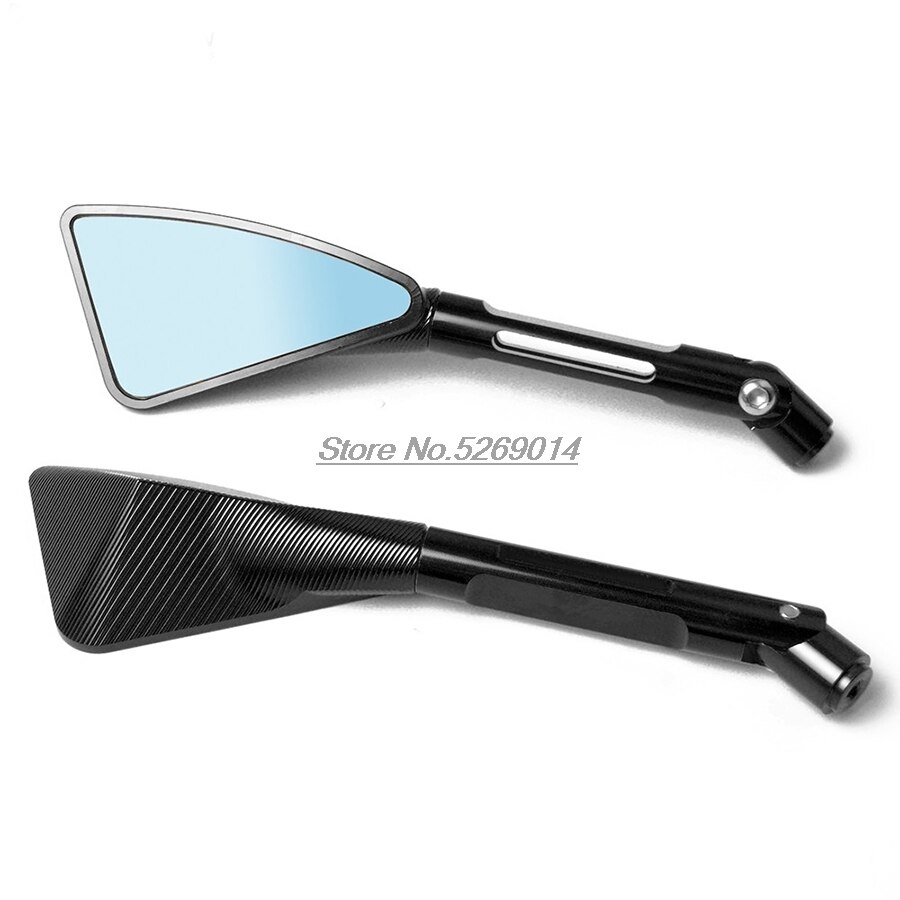 CNC Machining Process Aluminum Motorcycle Mirrors Side mirror for Cb300R Gsf 600 Cb300 Bmw 1150 Gs Bmw C650 Sport Harley: Black