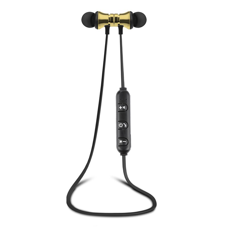 Auriculares magnéticos Bluetooth, inalámbricos, estéreo, magnéticos, para fitness, Deportivos: yellow