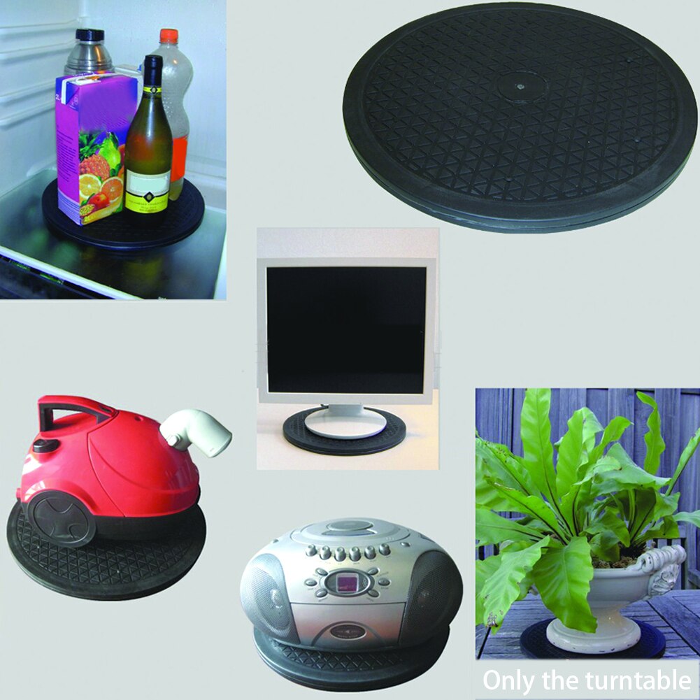 Ornament Sculpture Plastic Pottery Heavy Duty Display Turntable Hand-made 360 Degree Rotating