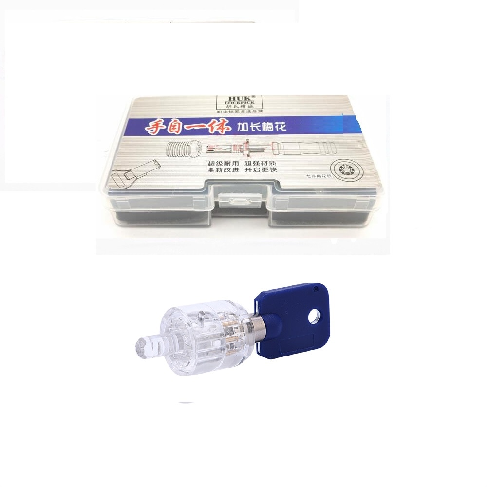 Loboo Idea 3 Stuk Buisvormige Lock Pick Set,7 Pins Verstelbare Buisvormige Lock Pick Tools 7.00MM 7.5MM 7.8MM HUK