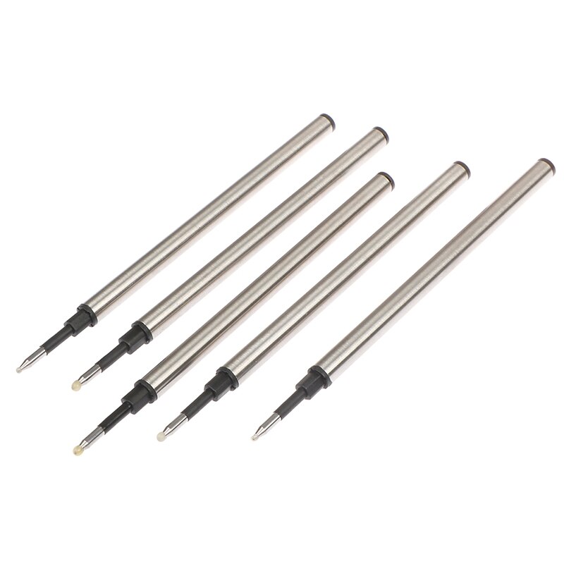 5pcs Metal Refills 1.0mm For Roller Ballpoint Pen Business Pen Ball Pen Refills General Specification Refill: Default Title