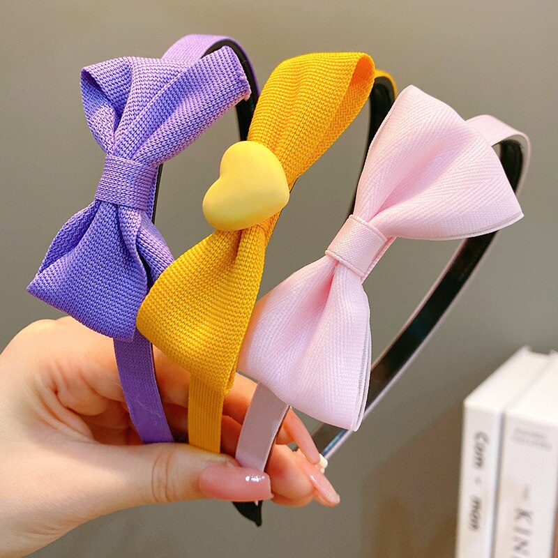 Bow Hair Band Children's Girl Little Girl Baby Princess Head Band Hairpin Lovely Hair Ornament Headdress Pressure Hair: combination 4