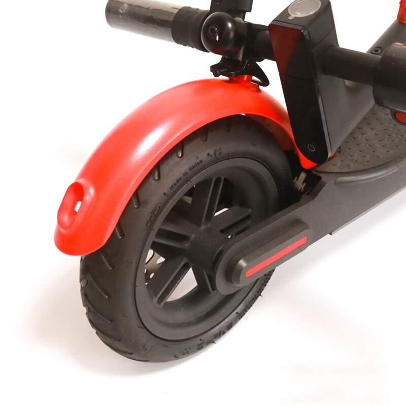 Til xiaomi  m356 pro elektrisk scooter foran og frygt fender dæk anti-splash skjold rød bagskærm med baglygte