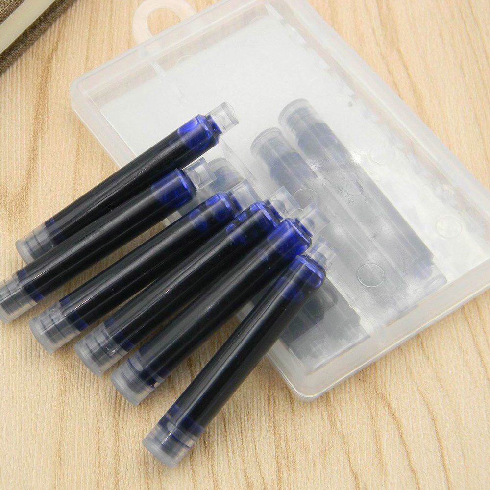 10 St blauw of kleur fit voor diameter3.4mm kantoor voldoet internationale normen schrijven Vulpen inkt