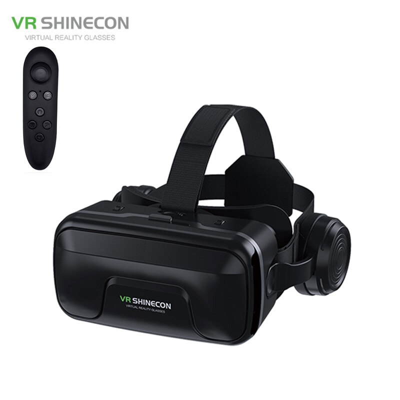 Game Liefhebbers Vr Shinecon Vr Virtual Reality Bril 3D Bril Google Kartonnen Vr Headset Doos Voor 4.0-6.53 inch Smartphone: G04EA with Black