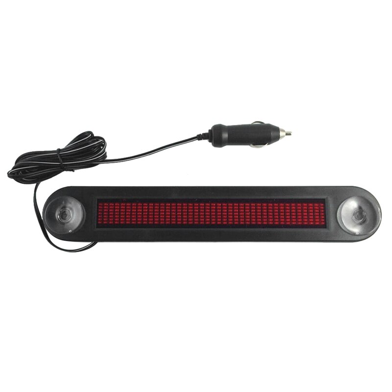 DC12V Remote Red Led Car Sign Programmable Scrolling Message Sign Board for Cars,Shop for Russian