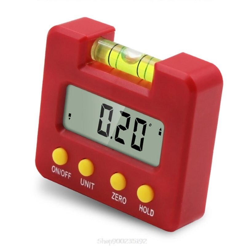 Mini Electronic Level Gauge Magnetic Horizontal Bubble Angle Meter Digital Display Protractor Inclinometer Au 20