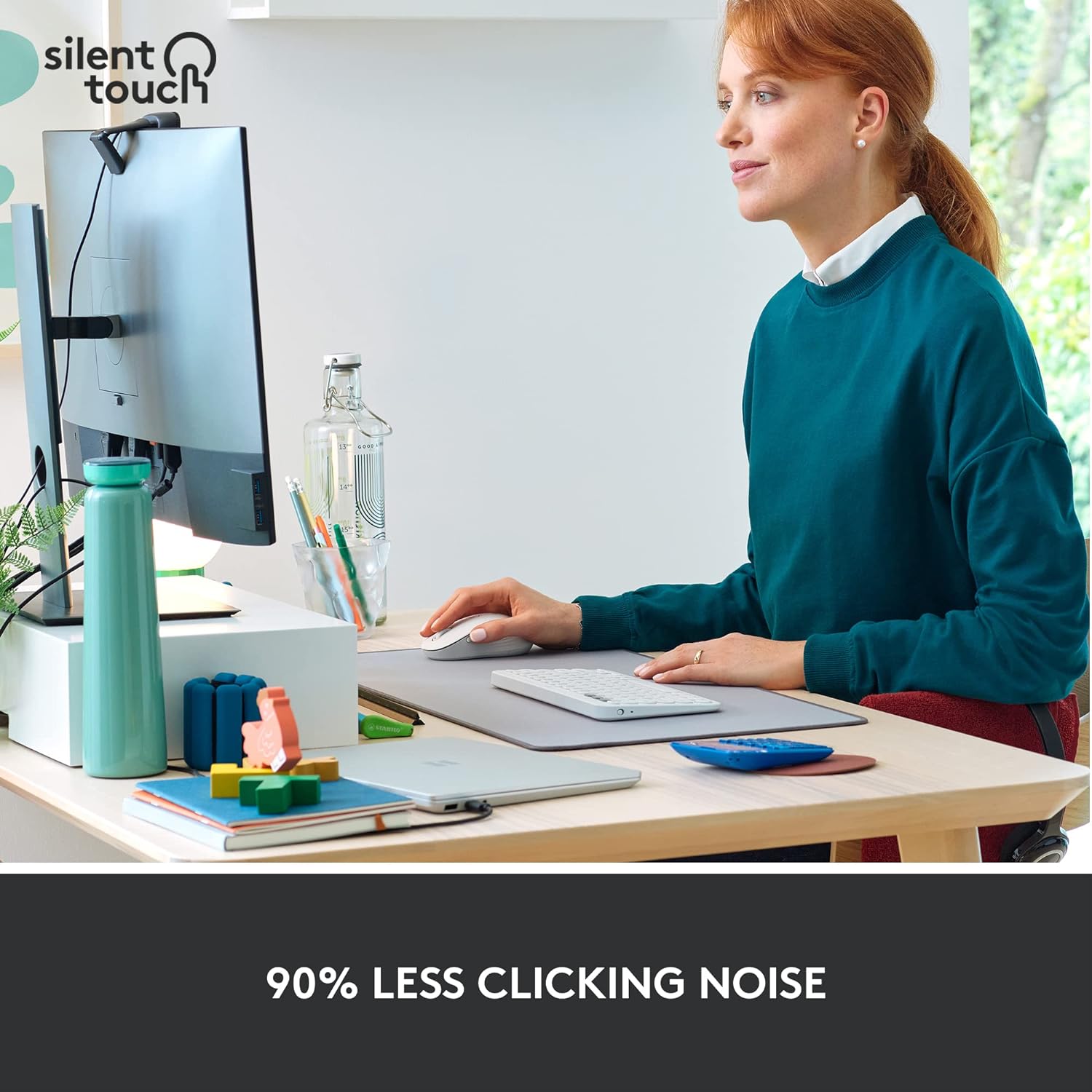 Original Logitech M650 Wireless Bluetooth Mouse Silent Office Laptop Mice For PC/Mac/Multi-Device Right Hand Mouse