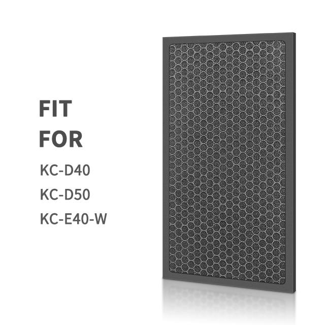 Luchtreiniger Actieve Kool Filter Voor Sharp KC-D40 KC-D50 KC-D40Y Filter Voor KC-E40-W KC-E50-W KC-F50-W 400*220*10mm