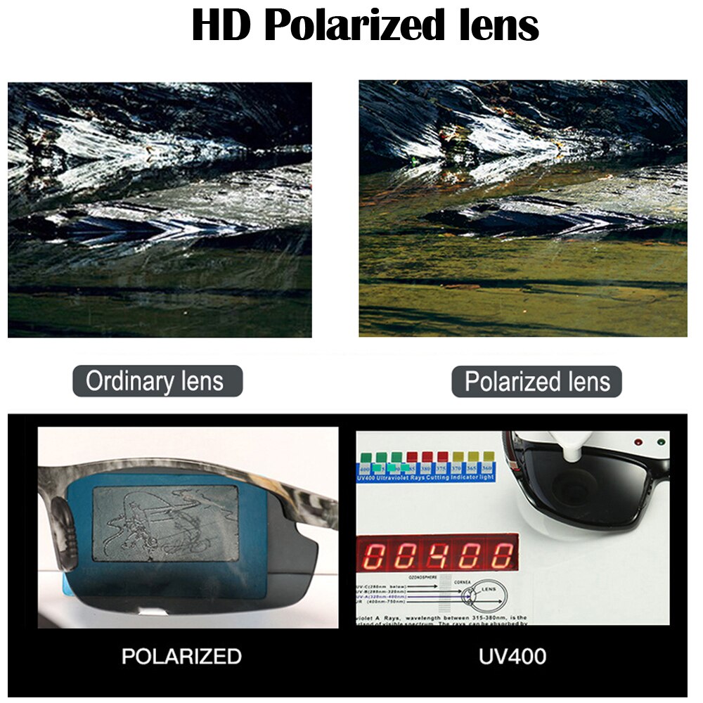 Neue Polarisierte Sport Angeln brille Außen brille Brille Sonnenbrille Männer Frauen Fisch Brillen