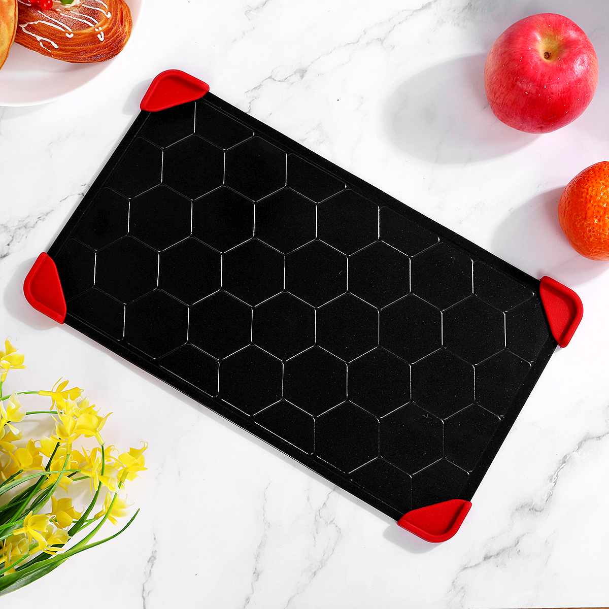 Aluminum Fast Defrosting Tray Thaw Food Frozen Meat Fruit Quick Defrosting Plate Board Defrost Kitchen Gadget Tool S/M/L