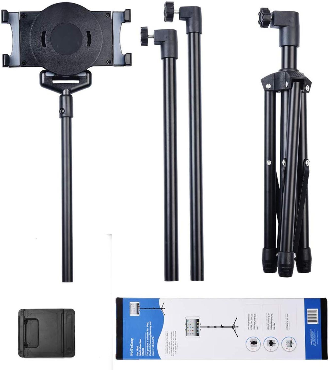 Tablet Treppiede Montaggio Stand Da Pavimento, regolabile in altezza 20 a 60 Pollici Tablet Treppiedi Del Basamento Del Supporto Del per iPad Air Mini 7-10 pollici