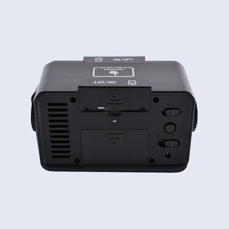 LED Digital Alarm Clock with Thermometer Hygrometer Humidity Temperature USB Charger Wake Up Table Desk Clock