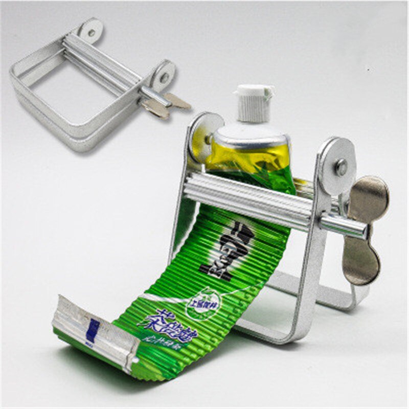 1 Uds. Exprimidor de tubos dispensador dentífrico para perezosos herramientas de exprimidor de Metal tinte de Color para el cabello exprimidor de pintura cosmética escurridor de tubo