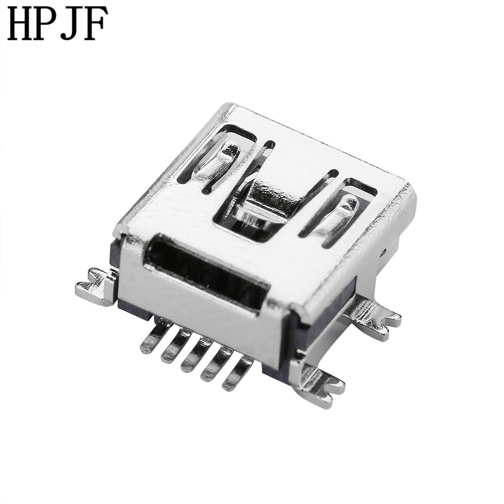 10PCS Mini USB Typ B Buchse 5 Pin SMT SMD PCB Buchse Stecker Kurzen körper USB
