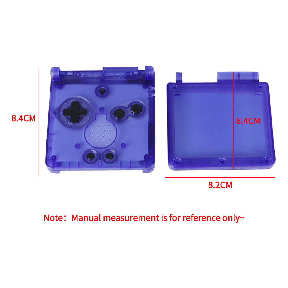 Funda transparente para GBA SP, carcasa de repuesto para Game Boy Advance SP, 1 piezas