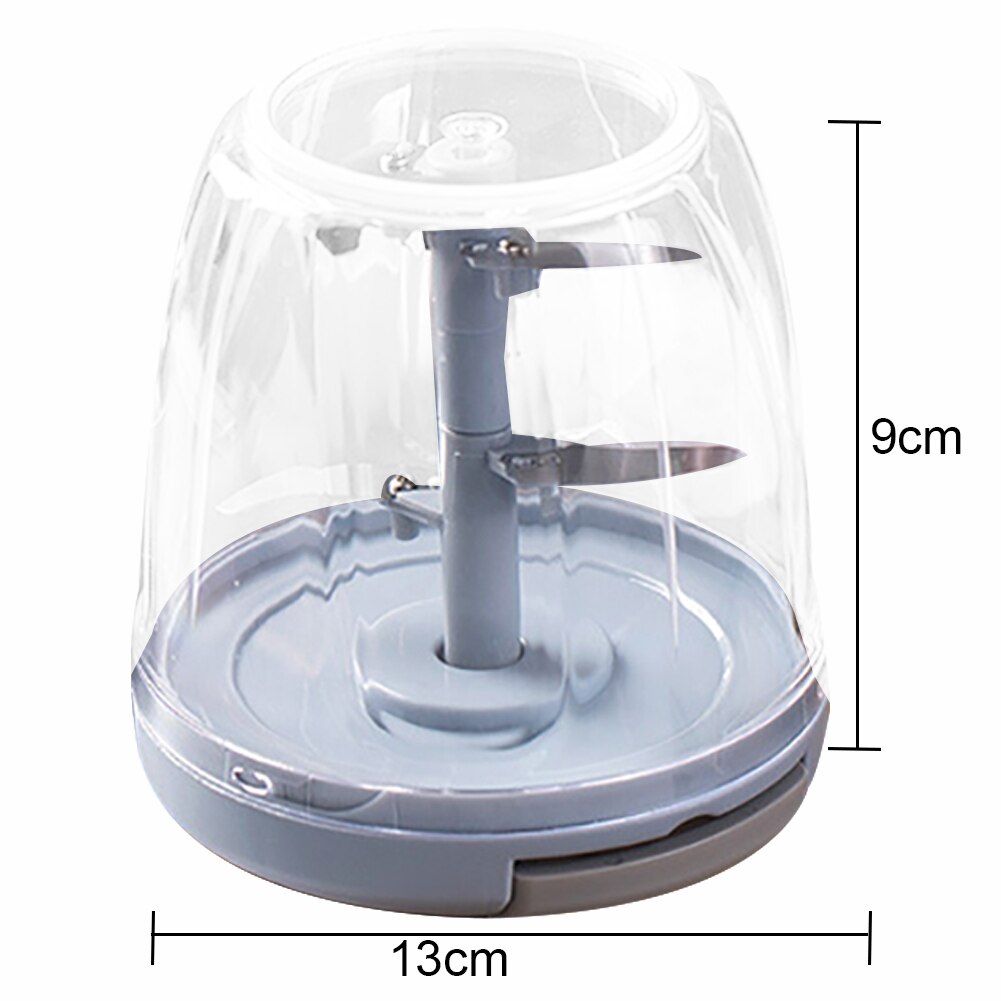 500/900ml Kitchen Manual Vegetable Garlic Cutter Chopper Meat Mincer Slicer