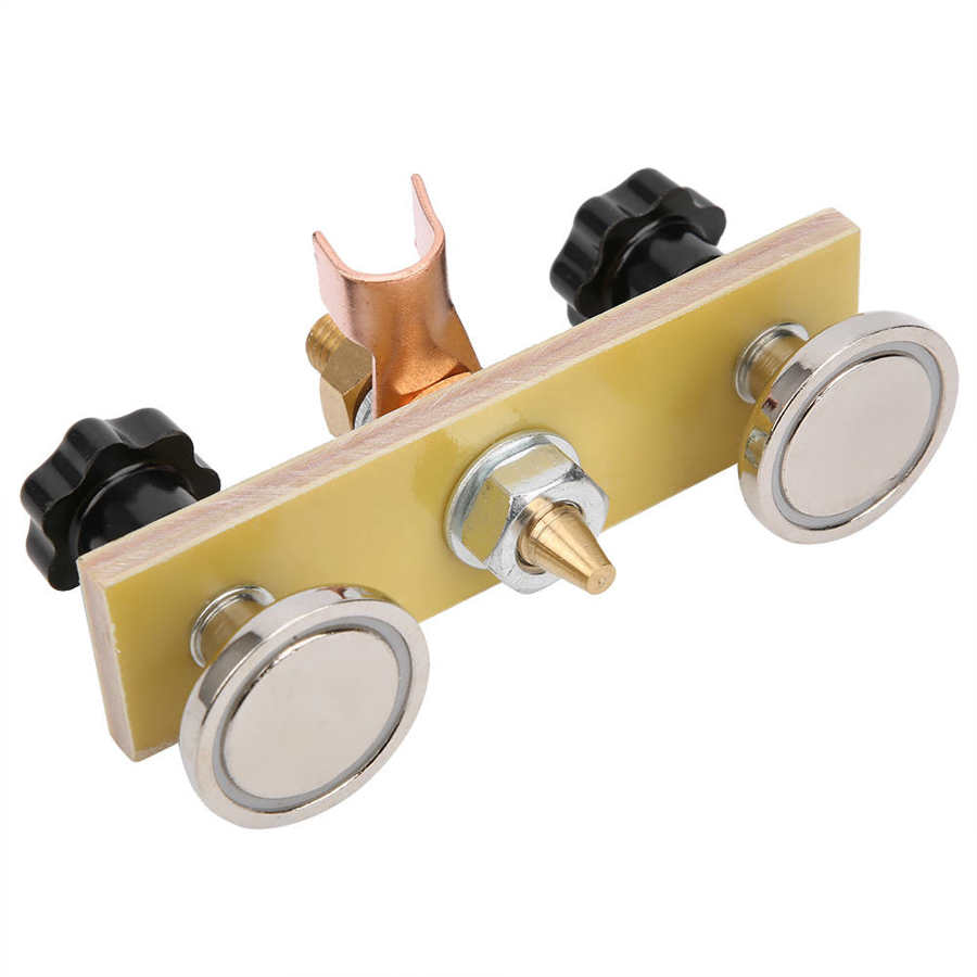 Soudage tête magnétique fil de terre outil fort magnétisme grande aspiration mise à la terre accessoires Dent réparation Spotter