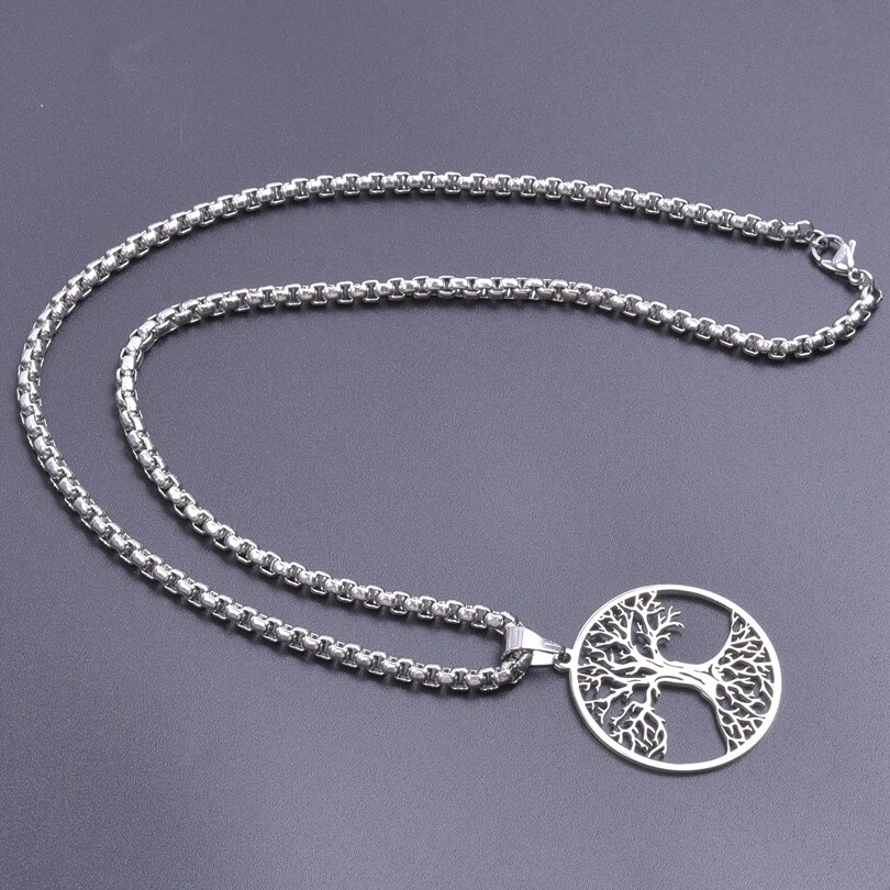 Collares con colgante de cadena de árbol de la vida Para Mujer, Geometría Sagrada, collar de árbol religioso Para Mujer, fabricación de joyas: S384 S363