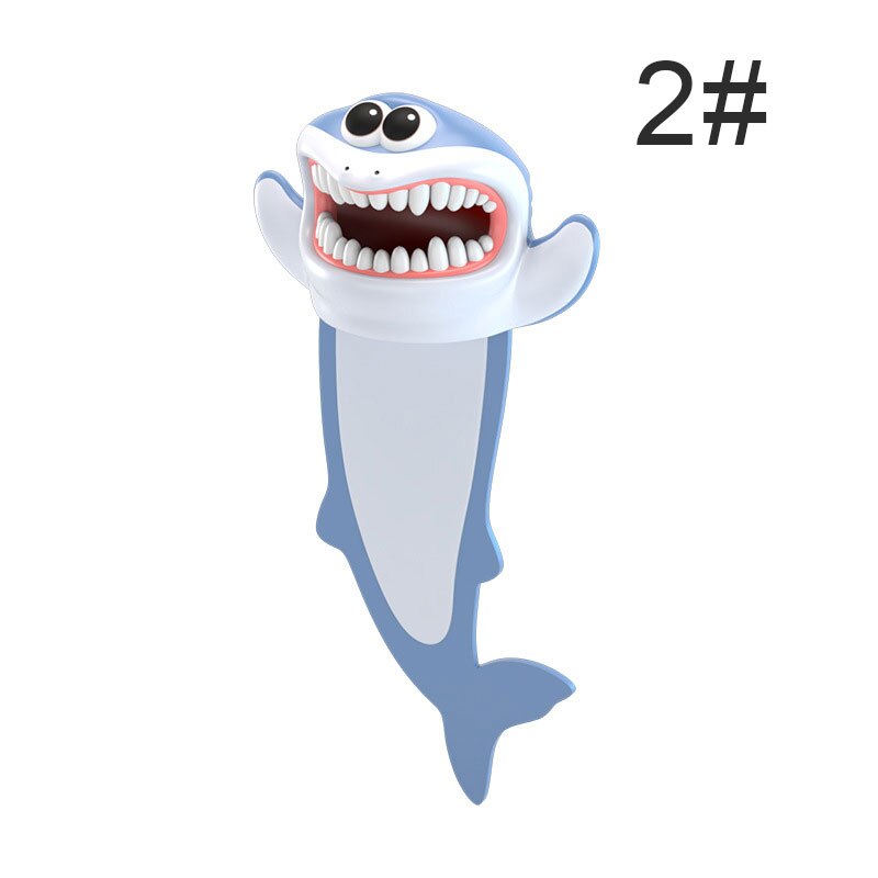 Wacky Bookmark Stereo Kawaii Cartoon Bookmark 3D Animal Wacky Bookmarks for Book NIN668: 2