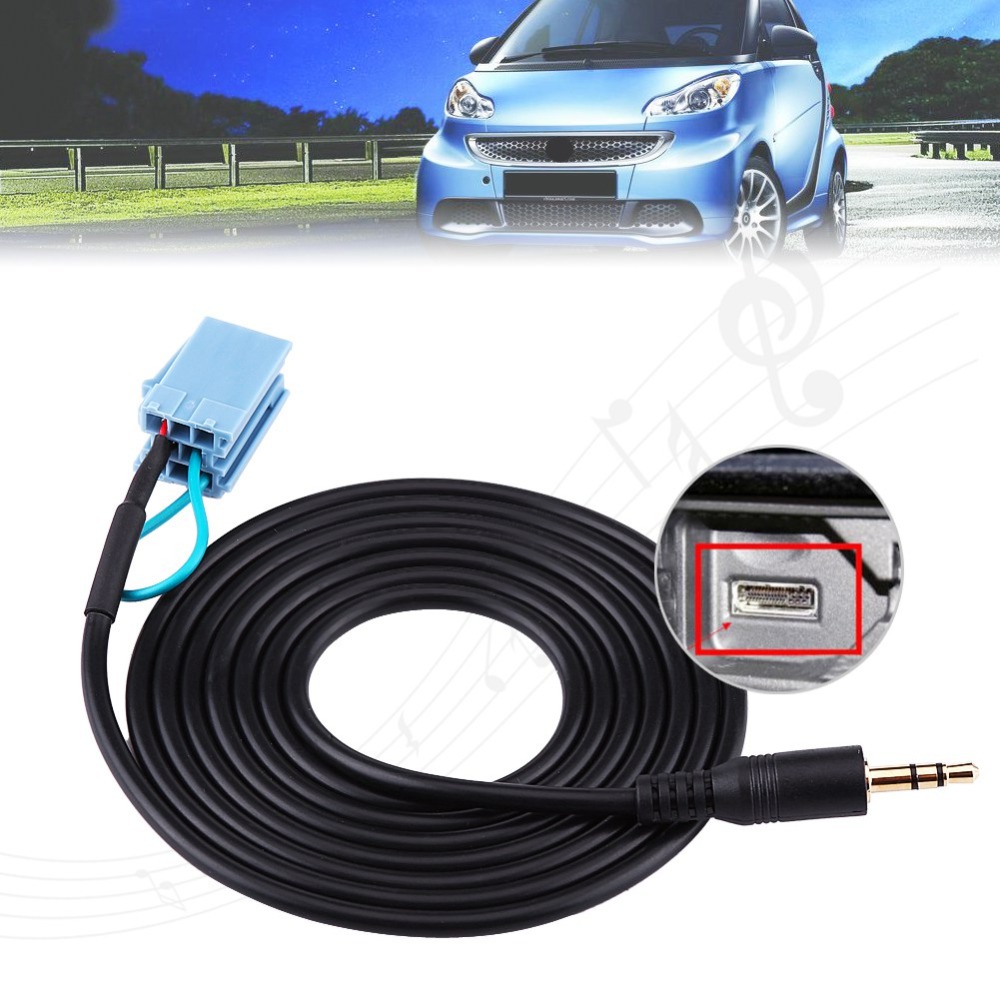 Auto Aux Adapter Kabel 3.5mm Plug Auto AUX Audio Kabel Adapter Voor Benz Smart 450 Auto-Styling