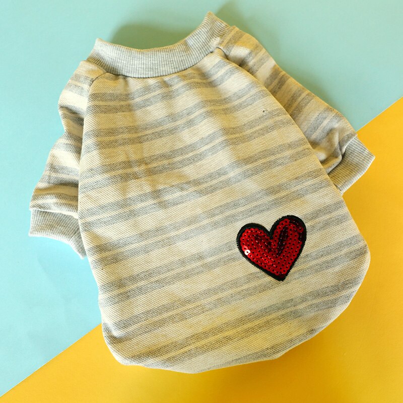 Hundkläder valp hund fransk bulldog corgi brittisk bulldog gentlemantröja benvit rosett skjorta med rund hals