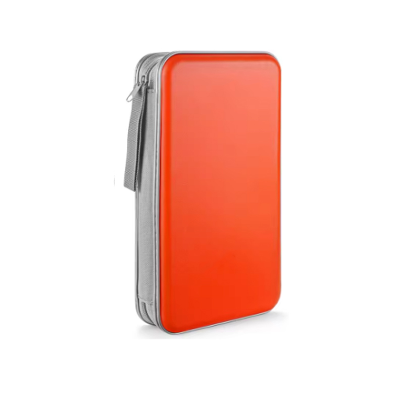CD Case, DVD Case Holder 96 Capacity Hard Plastic CD DVD Disc Cases Storage Binder Wallet for Car Home Office Travel: Orange