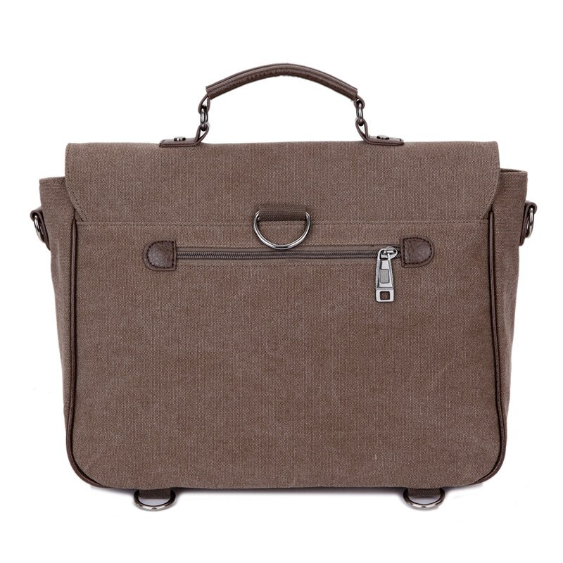 Kantoor Man Aktetas Tas Klassieke Stijl Business Mannen Tas Documenten Canvas Schoudertas Rugzak Rugzak Mannen Canvas Handtassen