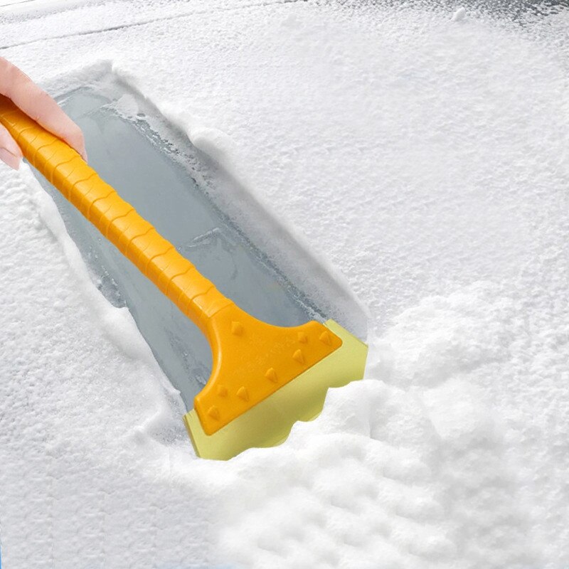 Multi-Purpose Car Windscreen Scraper Portable Ice Snow Scraper Squeegee Soft Handle Windows Snow Shovel Removal Hielo Raspador