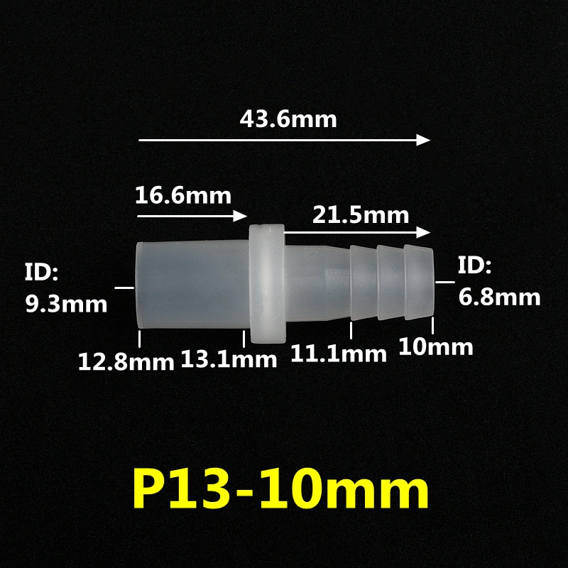 3-200 sztuk płaskie 9.5 ~ 20mm do 8 ~ 10mm PP złącza Fish Tank złączki do węży rura akwariowa stawy ogrodowe złącza wodne: Czerwony / 1''