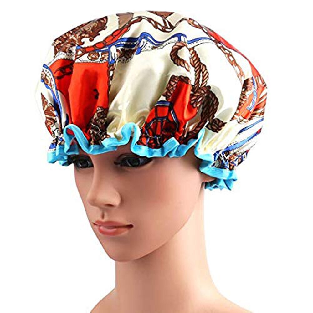 Bonnet bain-douche Extra Large 4 pièces | Parfait pour les longueurs de Cheveux et épaisseurs, Bonnet étanche